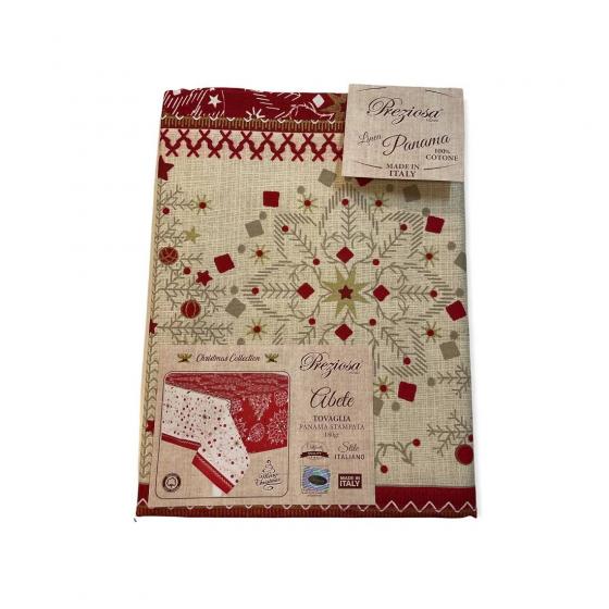 Tovaglia Natalizia Per 12 Preziosa Cristmas