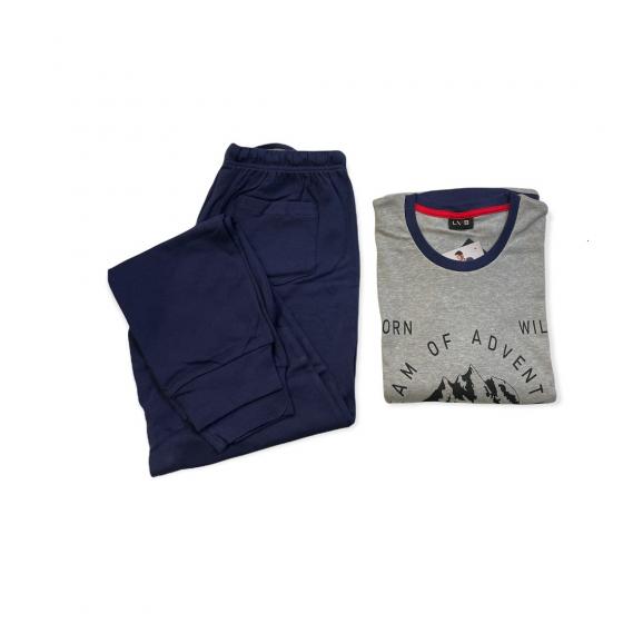 Pigiama Uomo Lovable Interlock Caldo Cotone L0BM0