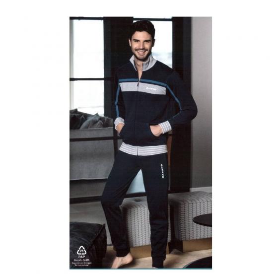 Tuta Uomo Lotto Con Zip Felpa Invernale Calibrata LA4008C
