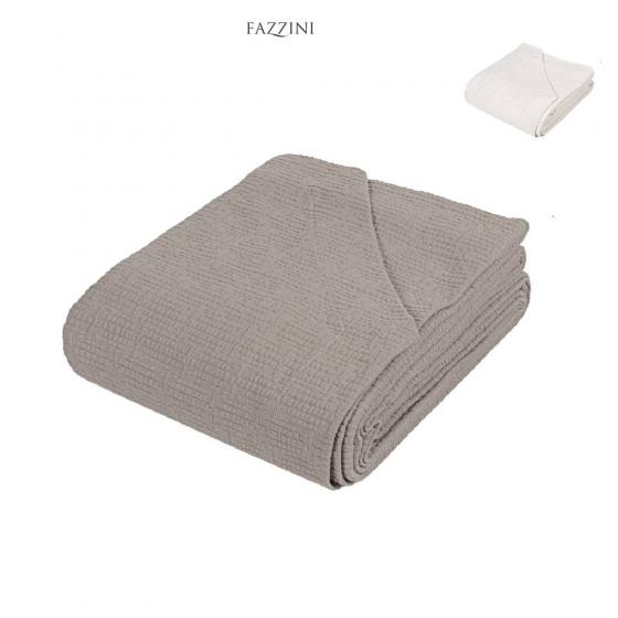 Copriletto Fazzini Matrimoniale Articolo Dialogo In Puro Cotone Made in Italy