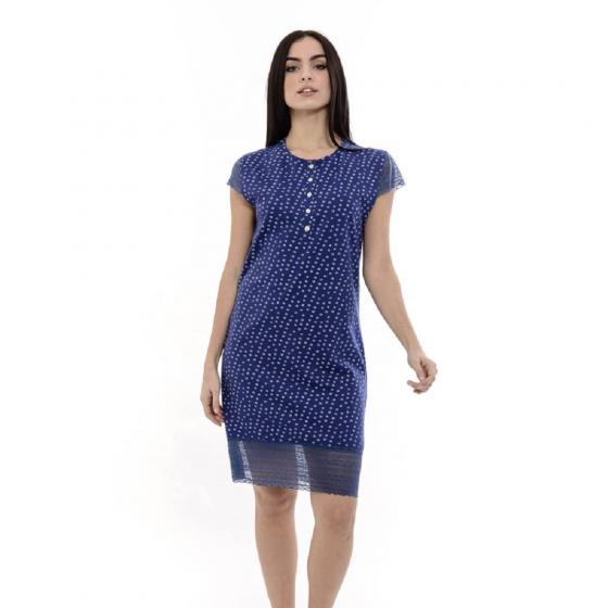 Camicia Donna Pigiamiamoci Conformata Puro Cotone Articolo 1661 SX