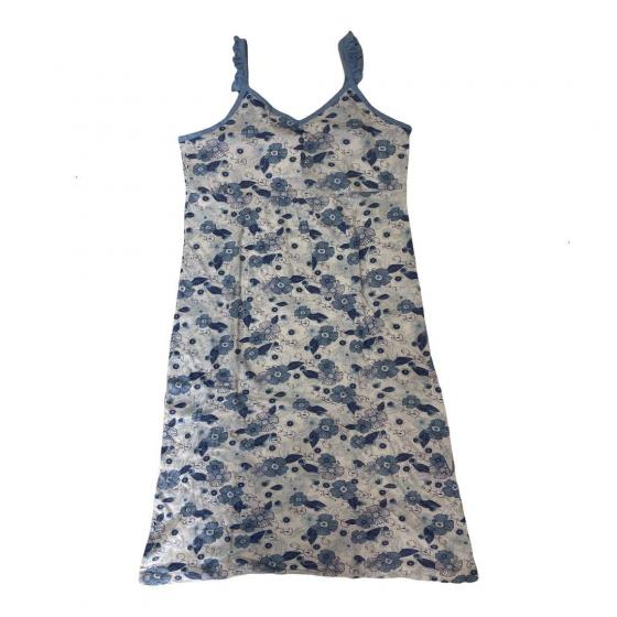 Camicia Donna Lancetti Spallina Puro Cotone Articolo V001