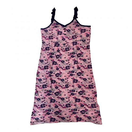 Camicia Donna Lancetti Spallina Puro Cotone Articolo V001