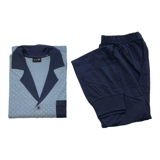 Pigiama Uomo Aperto In Cotone LVB L0C82 Lovable