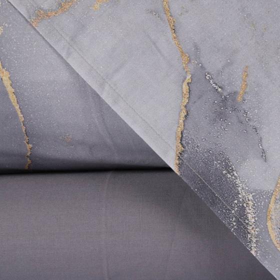 Lenzuola Carrara Collezioni Saturn in Percalle di Cotone Grey
