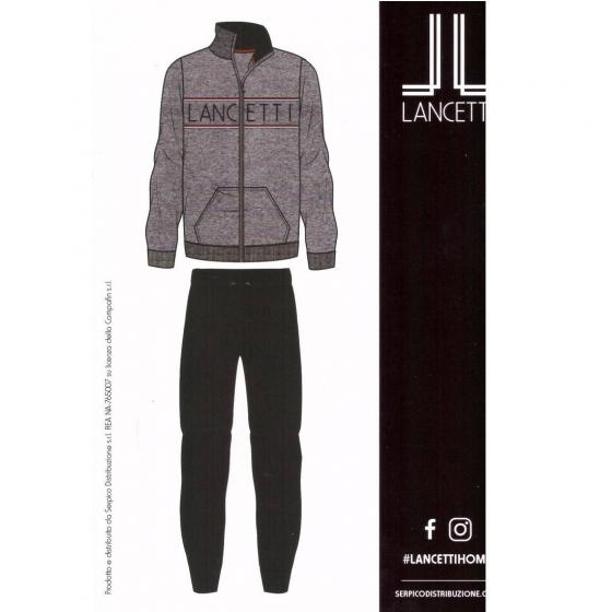 Tuta Uomo Lancetti Con Zip Felpa Invernale LMW00115