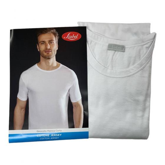 T-Shirt Uomo Liabel 3828 1023 Girocollo Puro Cotone  Mezza Manica