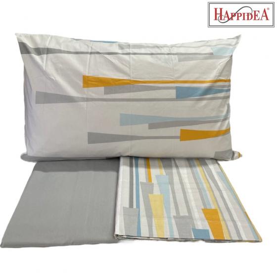 Lenzuola Happidea Lenzuola Matrimoniale Patcholi Grigio