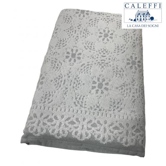 Telo Bagno Caleffi Articolo Baleari In Spugna Jaquard Colore bianco