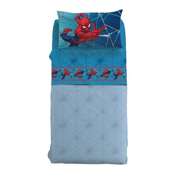 Lenzuola Spiderman Disney Caleffi Singola Spiderman Force Puro Cotone