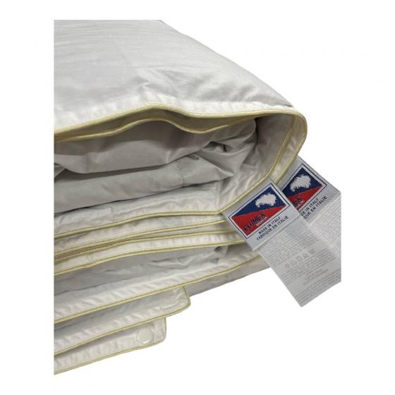 Piumino Matrimoniale 4 Stagioni In Piuma d'oca Canazei Duetto Made in Italy 2 Piumini Combinabili