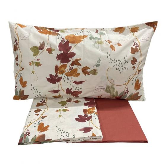 Lenzuola Happidea Piazza E Mezza Made In Italy Lia Naturale