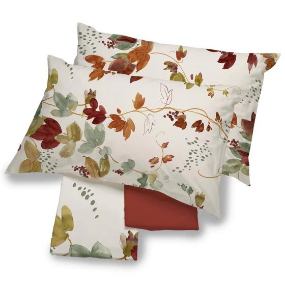 Lenzuola Happidea Piazza E Mezza Made In Italy Lia Naturale