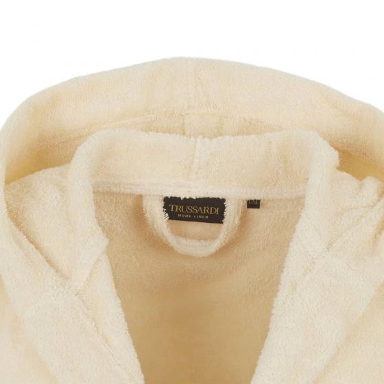 Accappatoio Trussardi In Spugna 380 Grammi Al Metro Quadrato Ribbon Egru Ivory