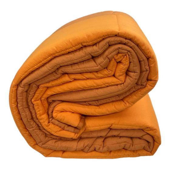 Trapunta Matrimoniale Caleffi Piumone Microfibra Stropicciata Pagoda Cotto