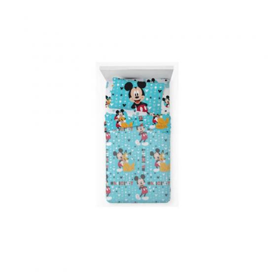 Lenzuola Disney Singola Puro Cotone Topolino