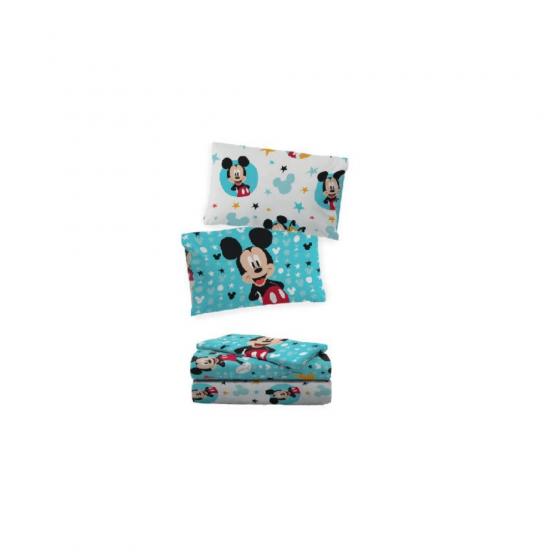 Lenzuola Disney Singola Puro Cotone Topolino