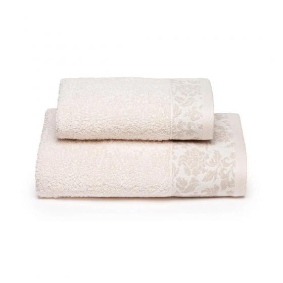 Asciugamano Con Ospite Besana By Caleffi Articolo Decor Vaniglia