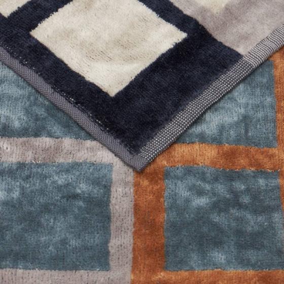 Asciugamano Con Ospite Carrara In Spugna Barcellona Blue