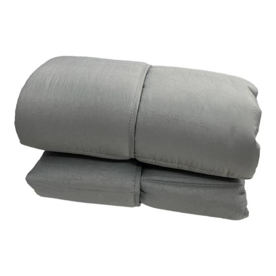 Trapunta Singola Caleffi Piumone Microfibra Stropicciata Pagoda Antracite