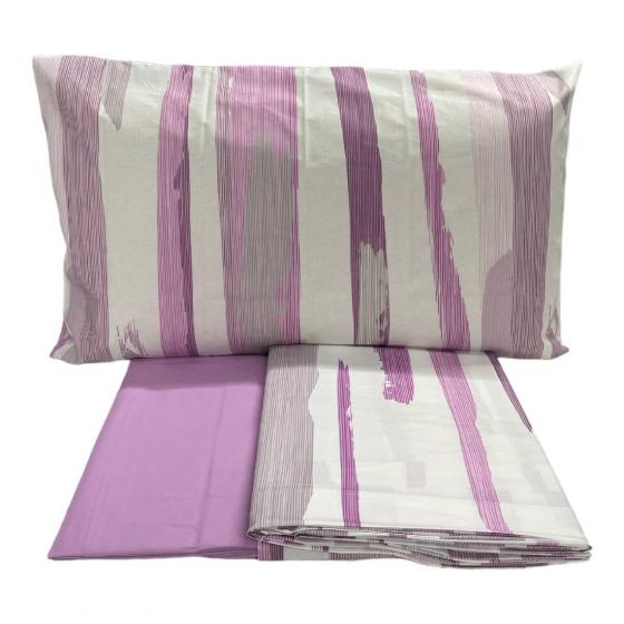 Lenzuola Happidea Singola Made In Italy Articolo Onda Lilla