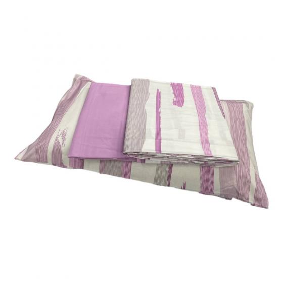 Lenzuola Happidea Singola Made In Italy Articolo Onda Lilla