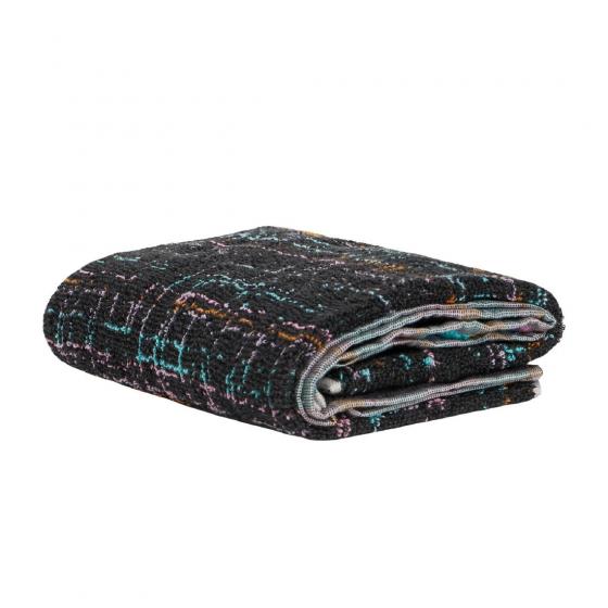 Asciugamano Con Ospite Carrara In Spugna Fashion Nero