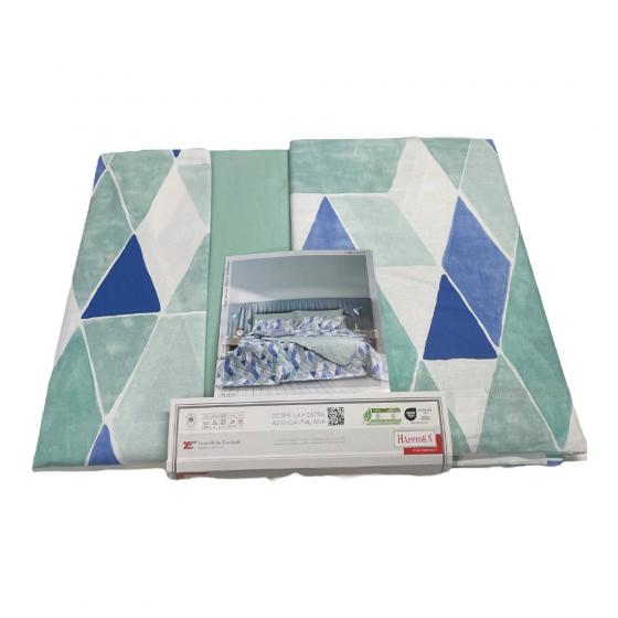 Lenzuola Happidea Singola Made In Italy Articolo Oren Verde