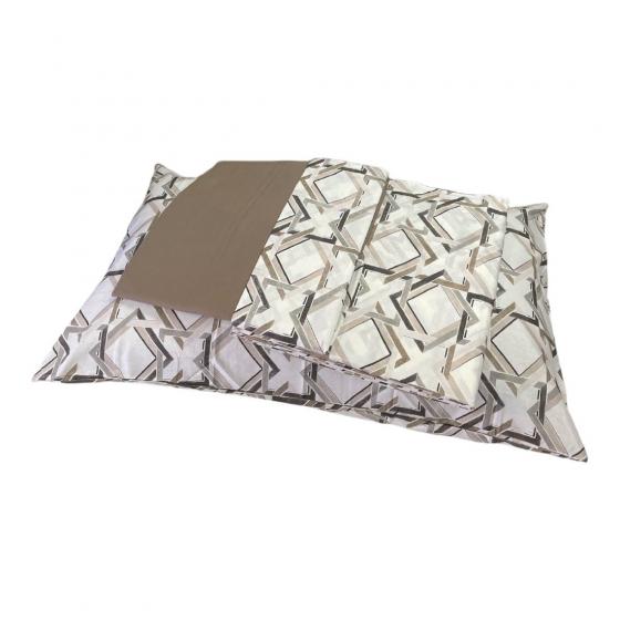 Lenzuola Happidea Piazza E Mezza Made In Italy Rutor Marrone