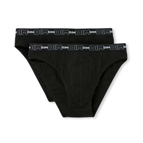 Slip Uomo Dim 2 Pezzi Articolo 6595 Colore Nero