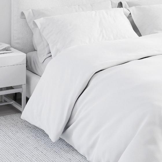 Copripiumino Puro Cotone Made In Italia Sacco 2 Federe Matrimoniale Vari Colori
