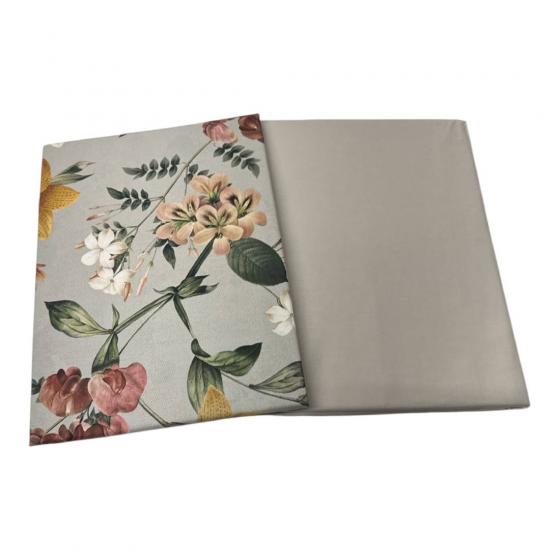 Lenzuola Mirabello Flamish Bouquet Matrimoniale Lenzuolo Copriletto In Percalle