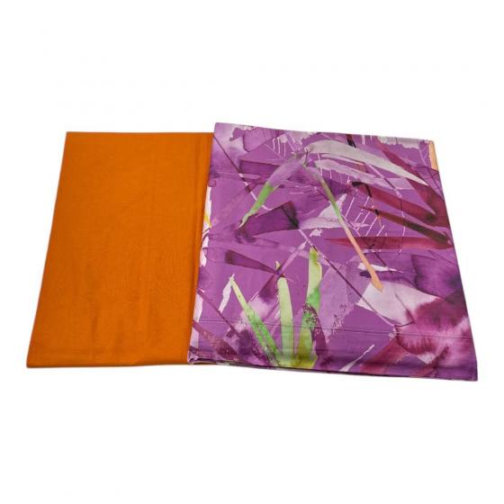 Lenzuola Happidea Lenzuola Matrimoniale Teich Arancio Made In Italia