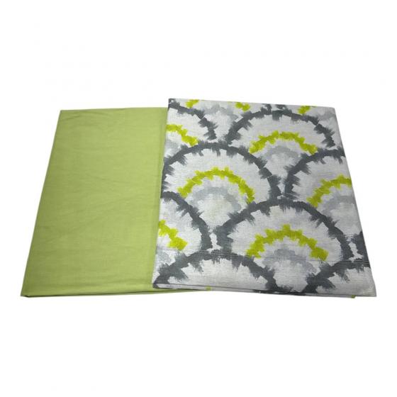 Lenzuola Happidea Lenzuola Matrimoniale Chlamis Verde Made In Italia