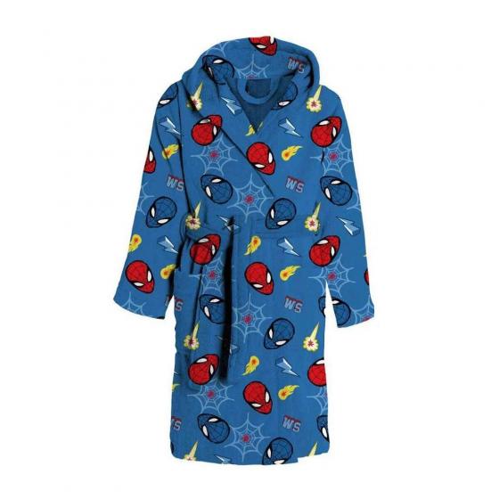Accappatoio Spiderman Spugna Disney Uomo Ragno Spugna Puro Cotone