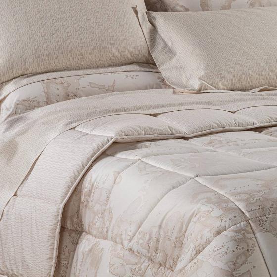 Trapunta Matrimoniale Geo White Alviero Martini Prima Classe