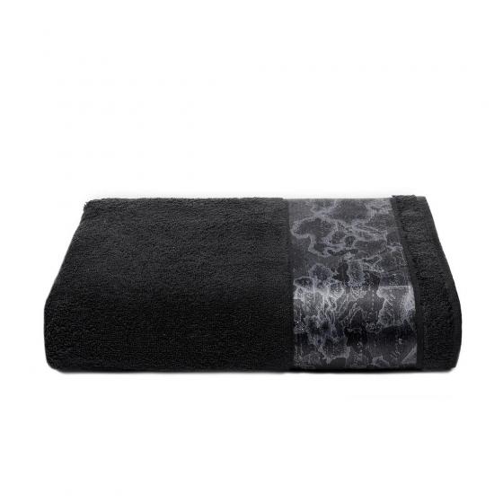 Telo Bagno In Cotone Geo Night Standard Nero Alviero Martini 1A Classe