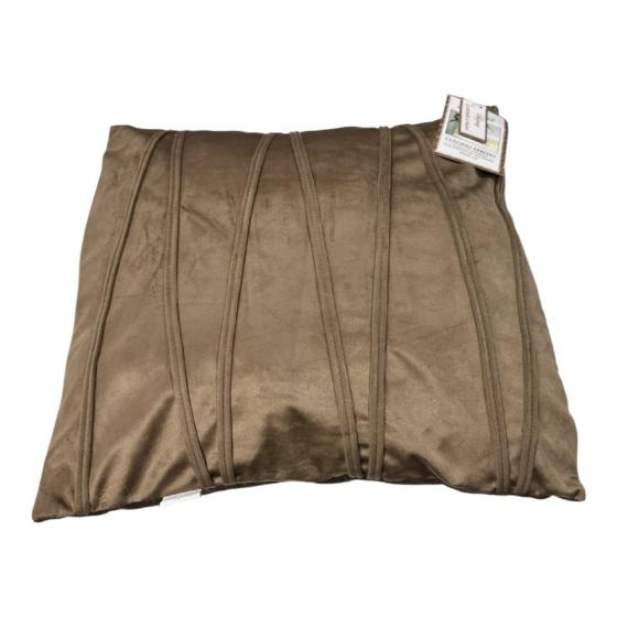 Cuscino Arredo In Velluto Cm 45 X 45 Tortora