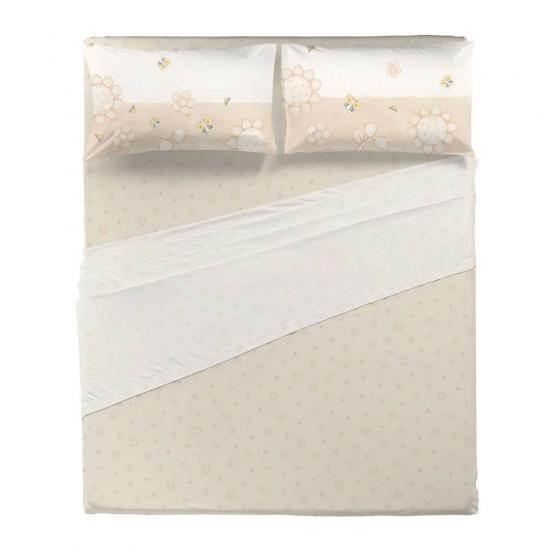 THUN Completo Lenzuola Elegance Beige Matrimoniale