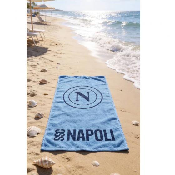 Telo Mare SSC Napoli In Spugna Prodotto Ufficiale Cm 80x 160 Var A