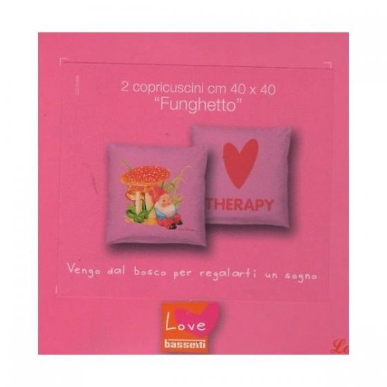 Copricuscini Cuscini Arredo Bassetti Love Therapy Funghetto Rosa Prezzo Offerta