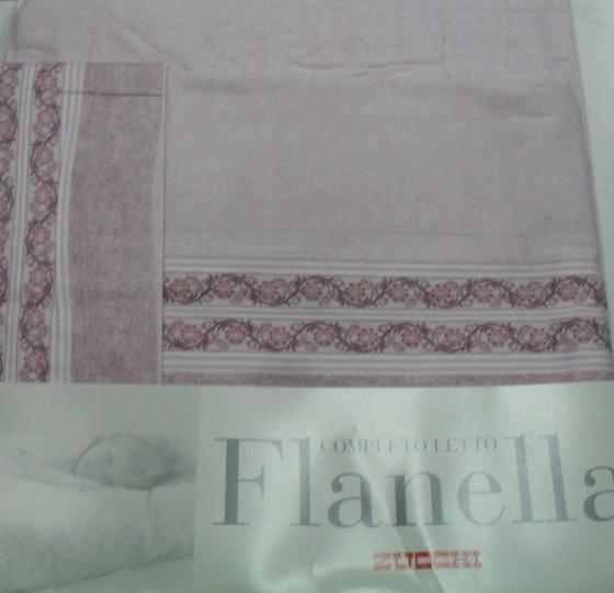 LENZUOLA ZUCCHI SINGOLA FLANELLA COLORE ROSA