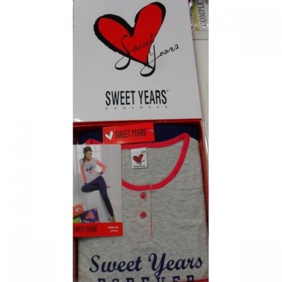 Pigiama Abito Casa Sweet Years Donna Lungo SW45129