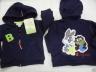 FELPA CARDIGAN LOONEY TUNES CAPPUCCIO BLU TG. 23 MESI