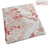 Copriletto Matrimoniale Happidea Azur Arancio Piquet Puro Cotone Made In italy
