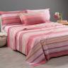 Lenzuola Copriletto In Cotone Folk Singolo Corallo Caleffi Home
