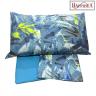Lenzuola Happidea Lenzuola Matrimoniale Teich Blu Made In Italia